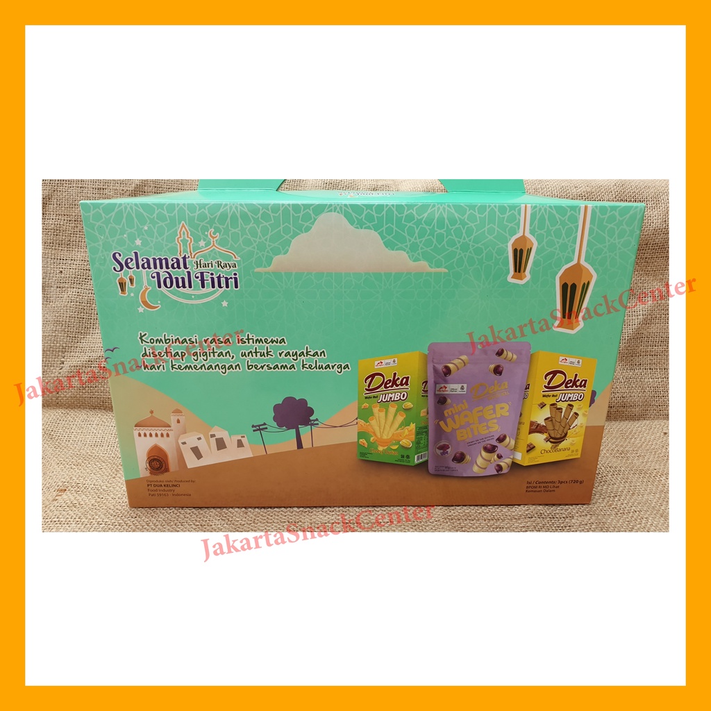 DEKA JUMBO | PAKET DEKA SPECIAL PARCEL HAMPERS LEBARAN | WAFER ROLL JUMBO | DUA KELINCI