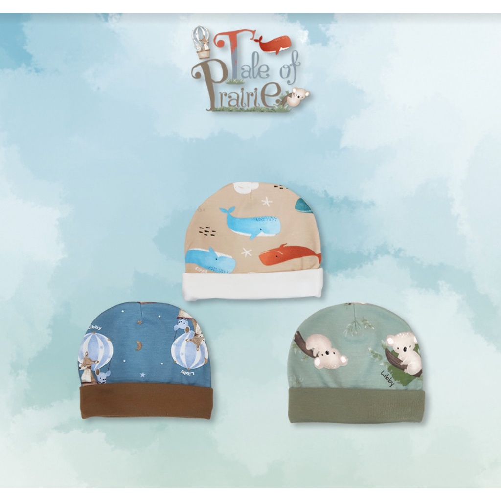 Libby - Tale of Prairie | 3pcs Topi Bayi Bulat