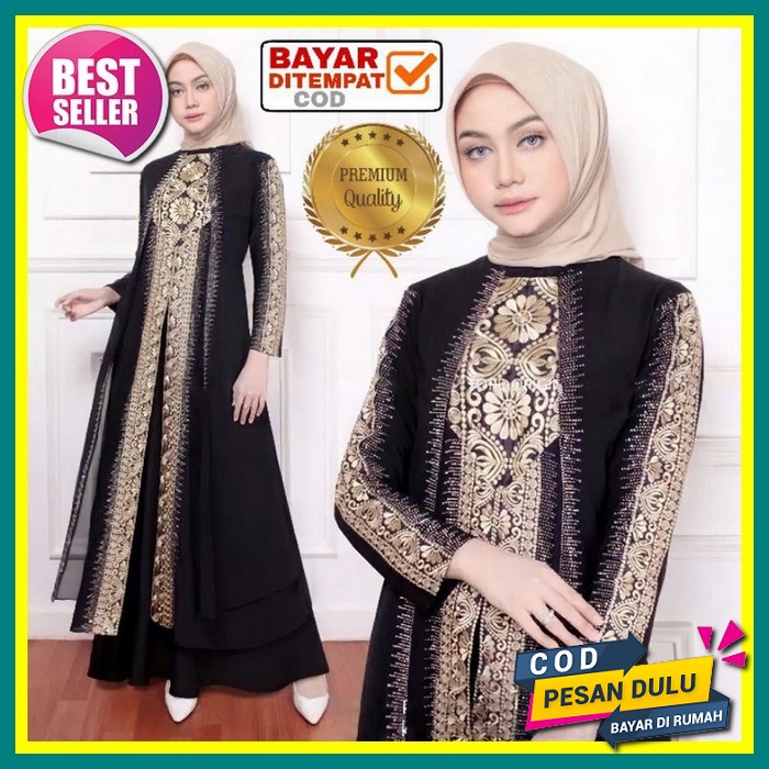 Gamis Terbaru 2021 Termurah Livy Dress Gamis Remaja Dewasa Kekinian Korean Style Busui Friendl I Baj