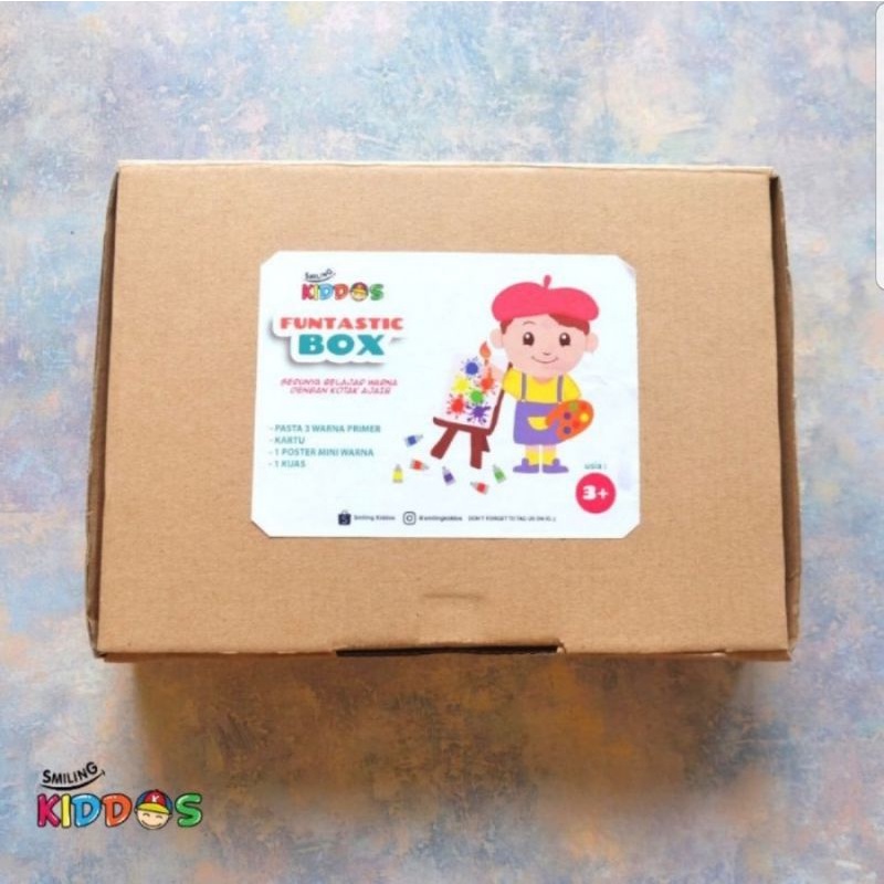

Funtastic Box - mainan edukasi / cat warna anak / belajar warna mewarnai menggambar / playkit montessori kids/kegiatan Preschool PAUD TK / sensori play / sensory toys / education toys