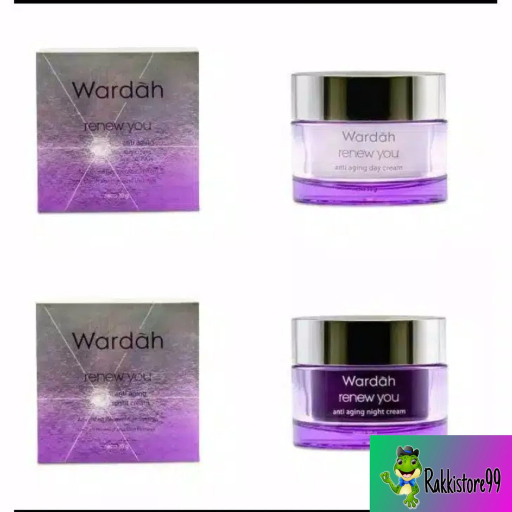 ❣️Rakkistore99❣️Wardah Renew You Anti Aging Day/Night Cream 30g (100% Original)