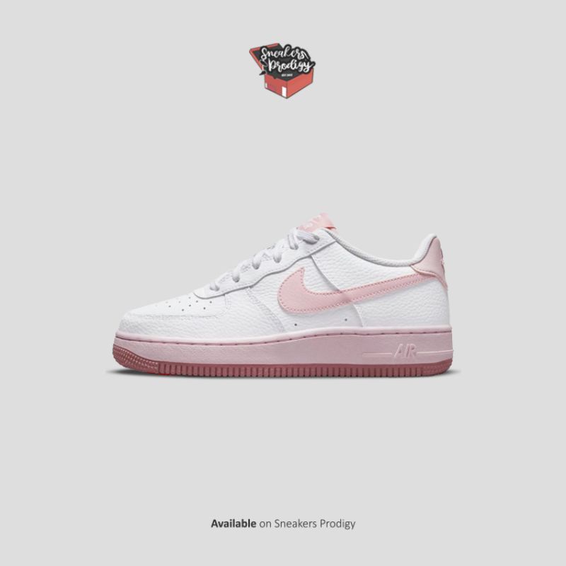 Nike Air Force 1 GS Low White Pink Foam Original Resmi Nike Indonesia