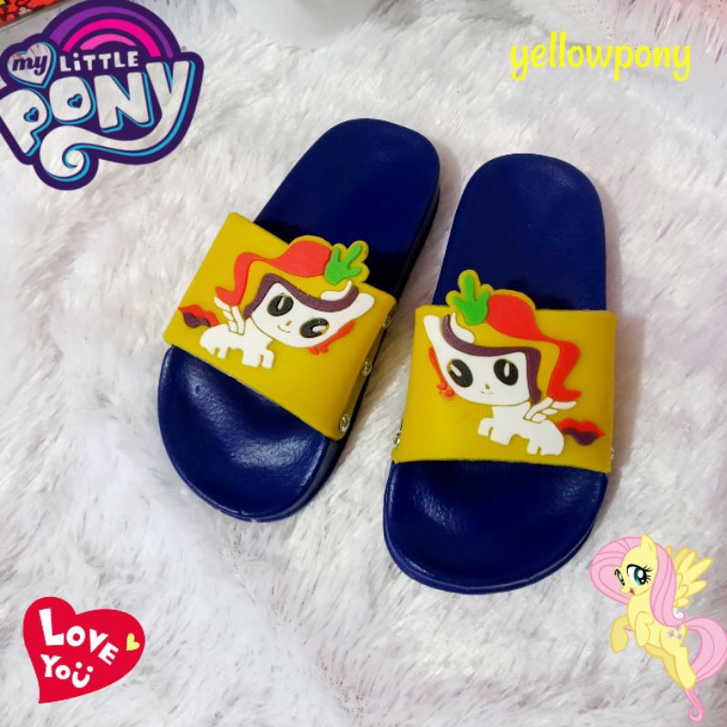 sandal anak unicorn prince kuda pony karet timbul semi import