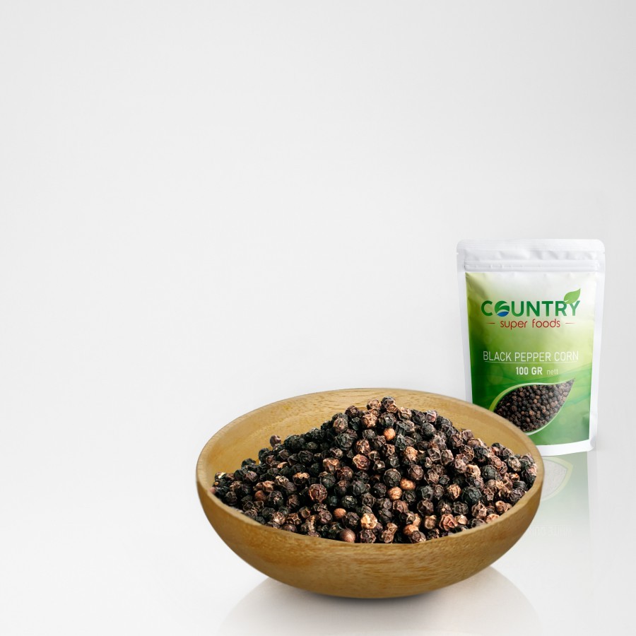 

Black Pepper Corn - Rempah Lada Hitam Utuh [ PAPER POUCH - 100 gr ]