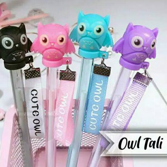 

Bagus! Pulpen Owl Tali Isi 12 pcs. ☑