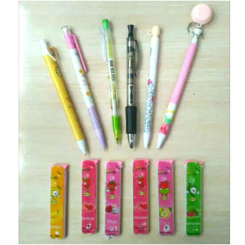 

PENCIL KARAKTER UNIK SET / BRICKSN PENSIL ISI ULANG / PENCIL ISI ULANG