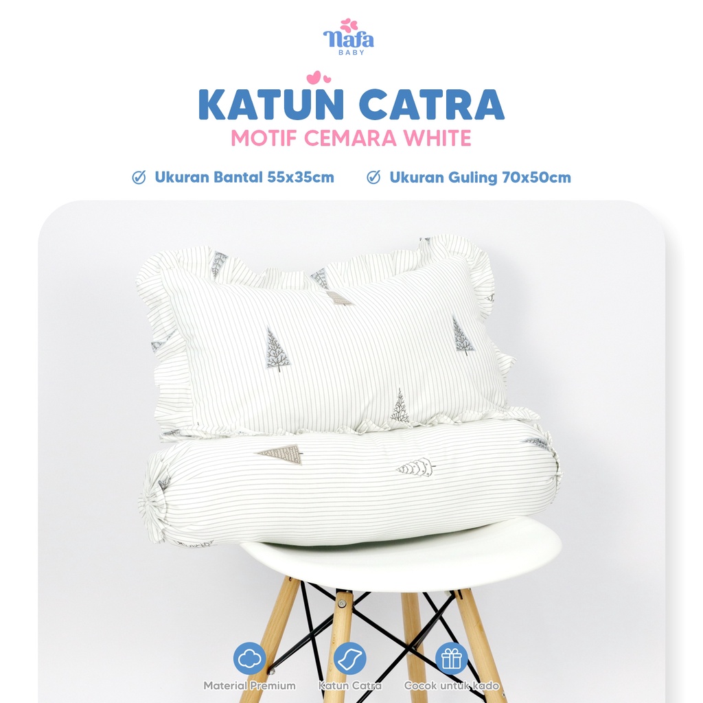 NAFA BABY - READY Sarung Bantal Guling Balita | Anak Toddler BAHAN KATUN