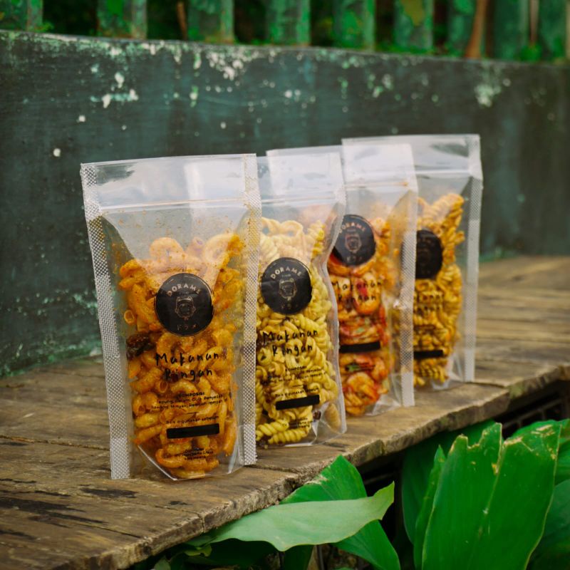 (Dorame 50gr isi 10pcs) Paket Reseller Makaroni pipa, spiral, mie keriting &amp; seblak