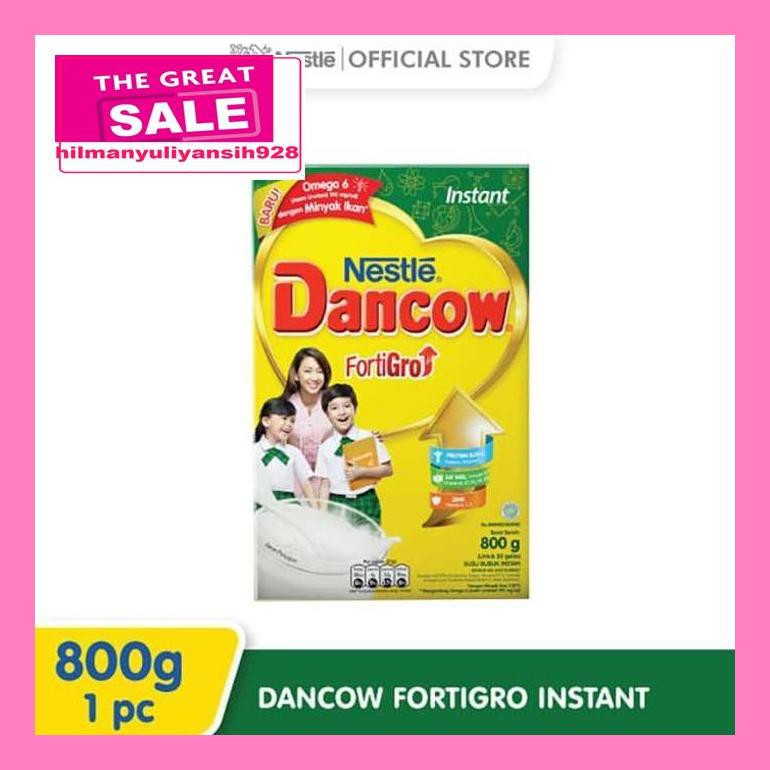 

02T4Dpsum Dancow Fortigro Susu Bubuk Instant Box 800G S30Ytd50