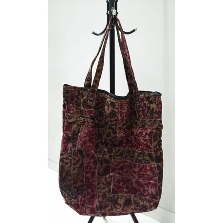 TAS ETNIK JOGJA OVER SIZE w/ Resleting [ Tas Fungsional ]
