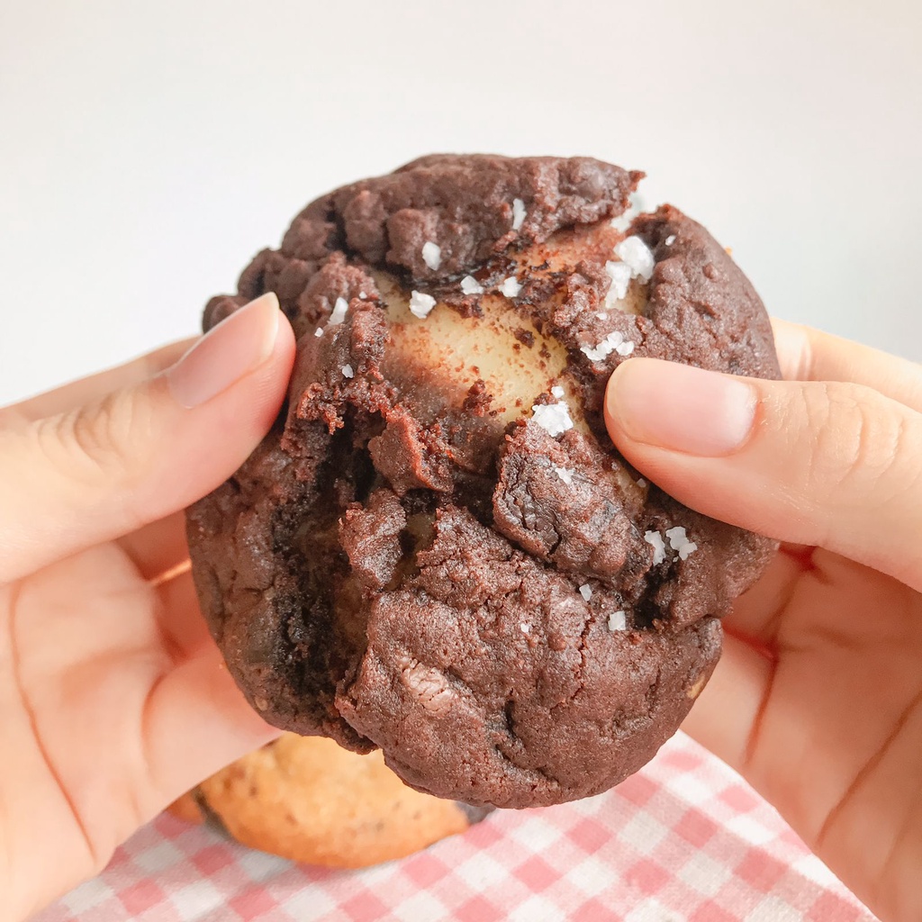 

Double Chocolate Mochi Cookies