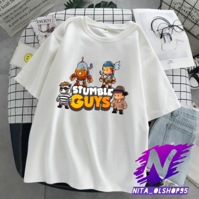 kaos stumble guys terbaru baju kaos anak stumble guys