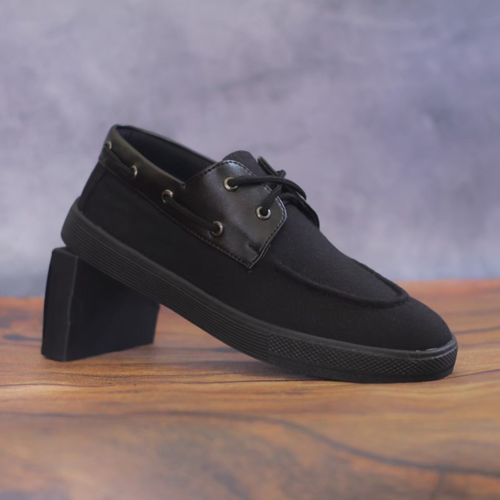 HDS-ZAPATO Sepatu Slip On Pria Sepatu Pria Casual Kulit Asli Sepatu Casual Cowok / Cowo Sepatu Kasual Slop Anti Slip Semi Formal Kerja Kuliah Gaya Santai Keren Kekinian Original Murah Terlaris