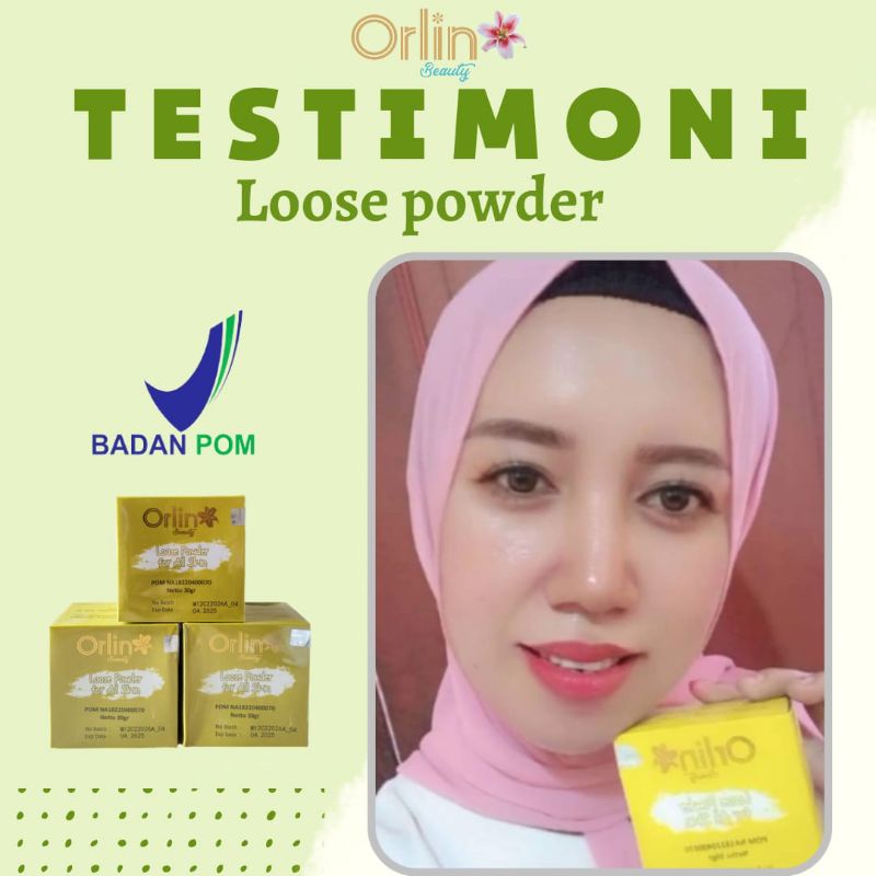 Bedak tabur orlin/bedak tabur/bedak tabur glowing/bedak orlin