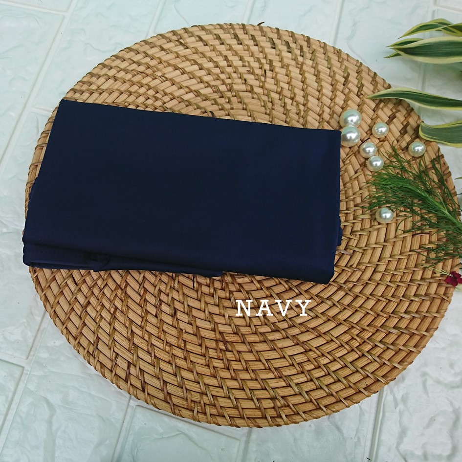 Jilbab Jersey Hijab Instan Bergo Antem Kerudung Pet Anti Tembem original-navy