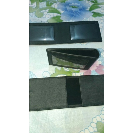 

Tempat ID Card Name Tag kulit sintetis magnet saku