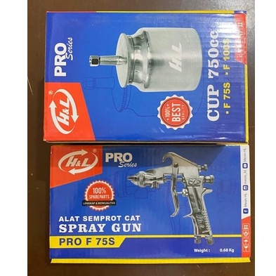 Spray Gun F 75S Tabung Bawah H&L