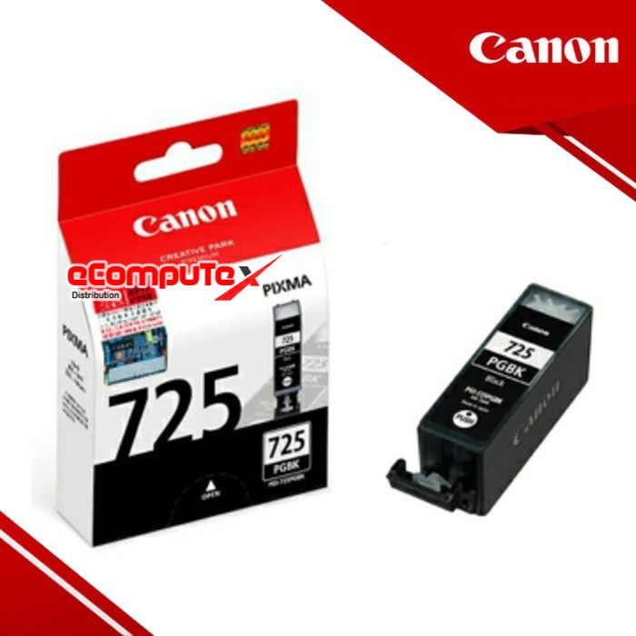 CARTRIDGE CANON PGI-725 BLACK / TINTA CATRIDGE CANON PGI725 HITAM ORIGINAL - RESMI