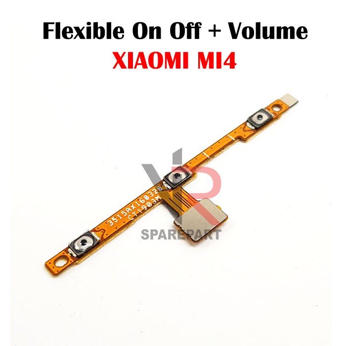 FLEXIBLE ON OFF XIAOMI MI4 / MI4W ON OFF + VOLUME