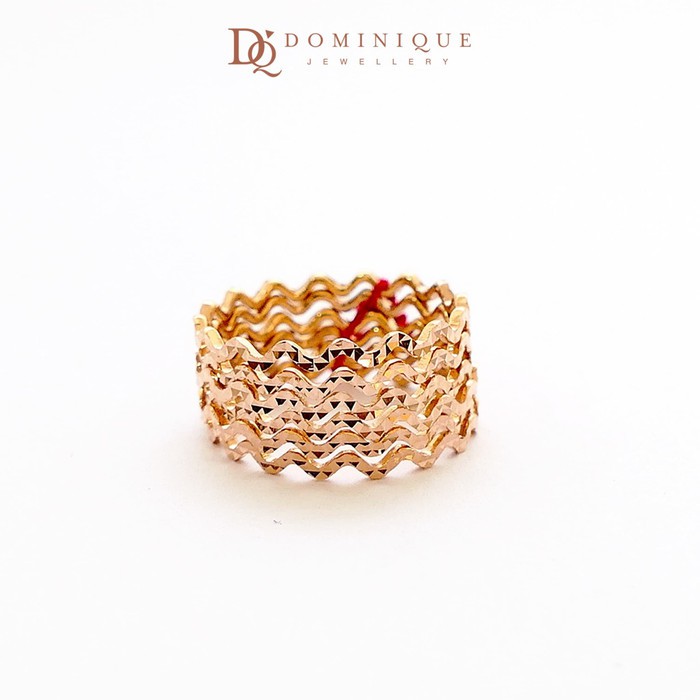 

Dominique Jewellery -Cincin wedding Citra Gold 75% DQ 001