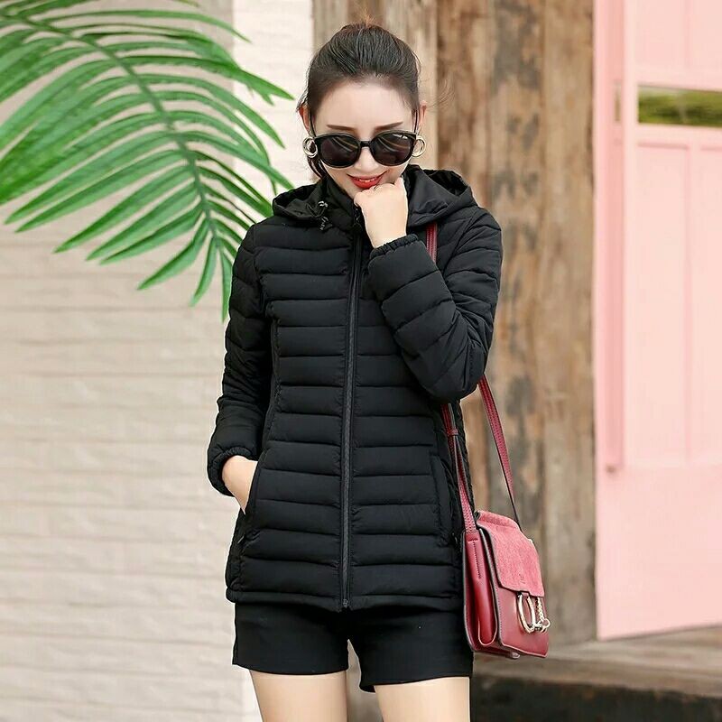 [BISA COD] Jaket Musim Dingin Wanita/ Winter Coat Bulu Tebal.