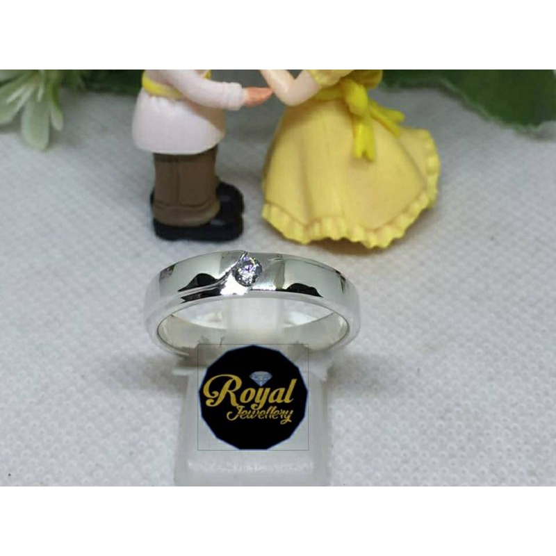Cincin kawin Platinum cincin nikah Palladium tunangan Pria RJ167