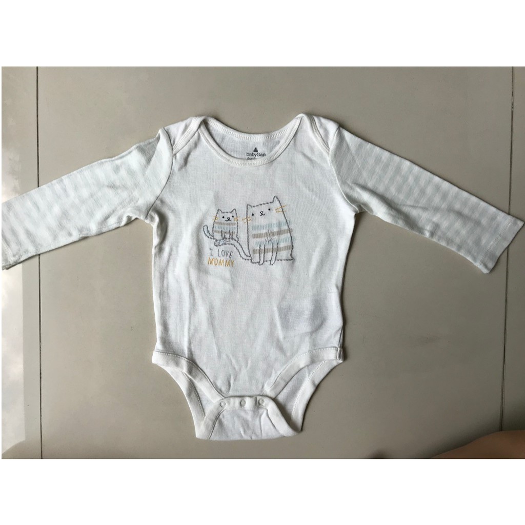 Jumper / Bodysuit Bayi Perempuan Baby GAP Cat White