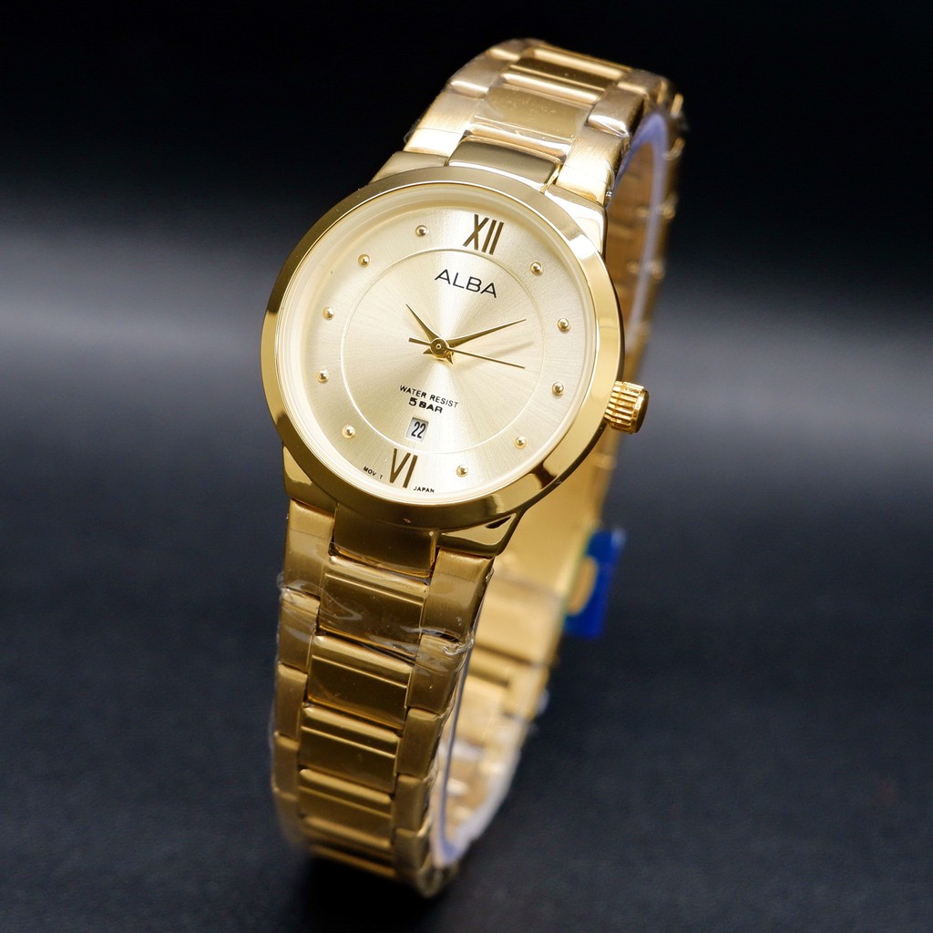 Original Jam Tangan Wanita Alba 6397 Rantai Date Aktif Premium Kekinian