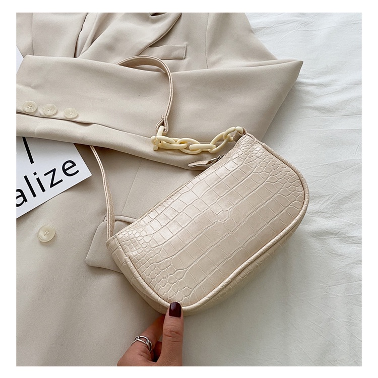 TAS WANITA KECIL MINI SHOULDER BAG PESTA KULIT CROCO CANGKLONG HAND IMPORT MURAH LINZI FASHION ABG BATAM BAG KOREA