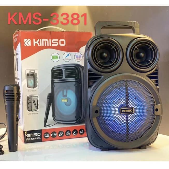 Speaker Bluetooth KIMISO KMS 3381 / KMISO QS-2602 Free Mic 6.5 INCH KARAOKE