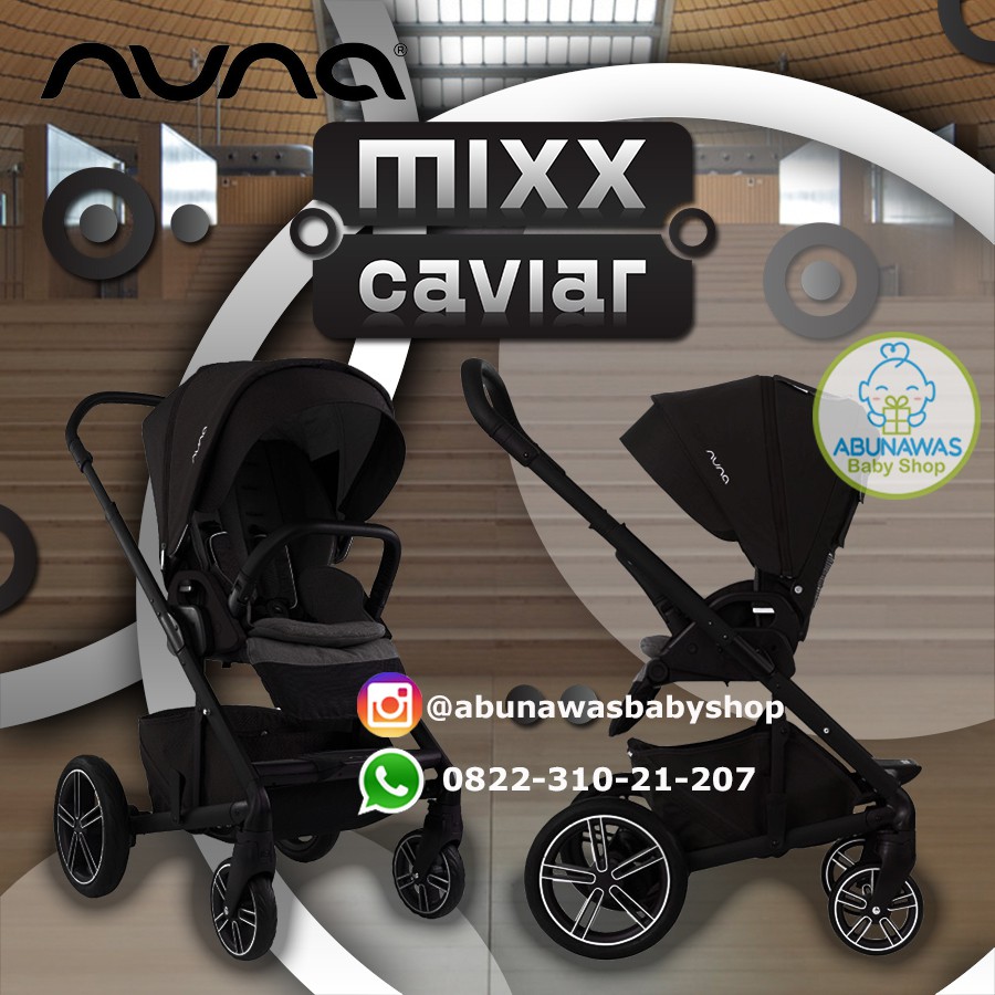 Nuna Mixx Caviar &amp; Jett / Nuna Mixx Stroller / Stroller Bayi Nuna