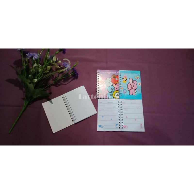 

MEMO KECIL BT21/ BUKU CATATAN