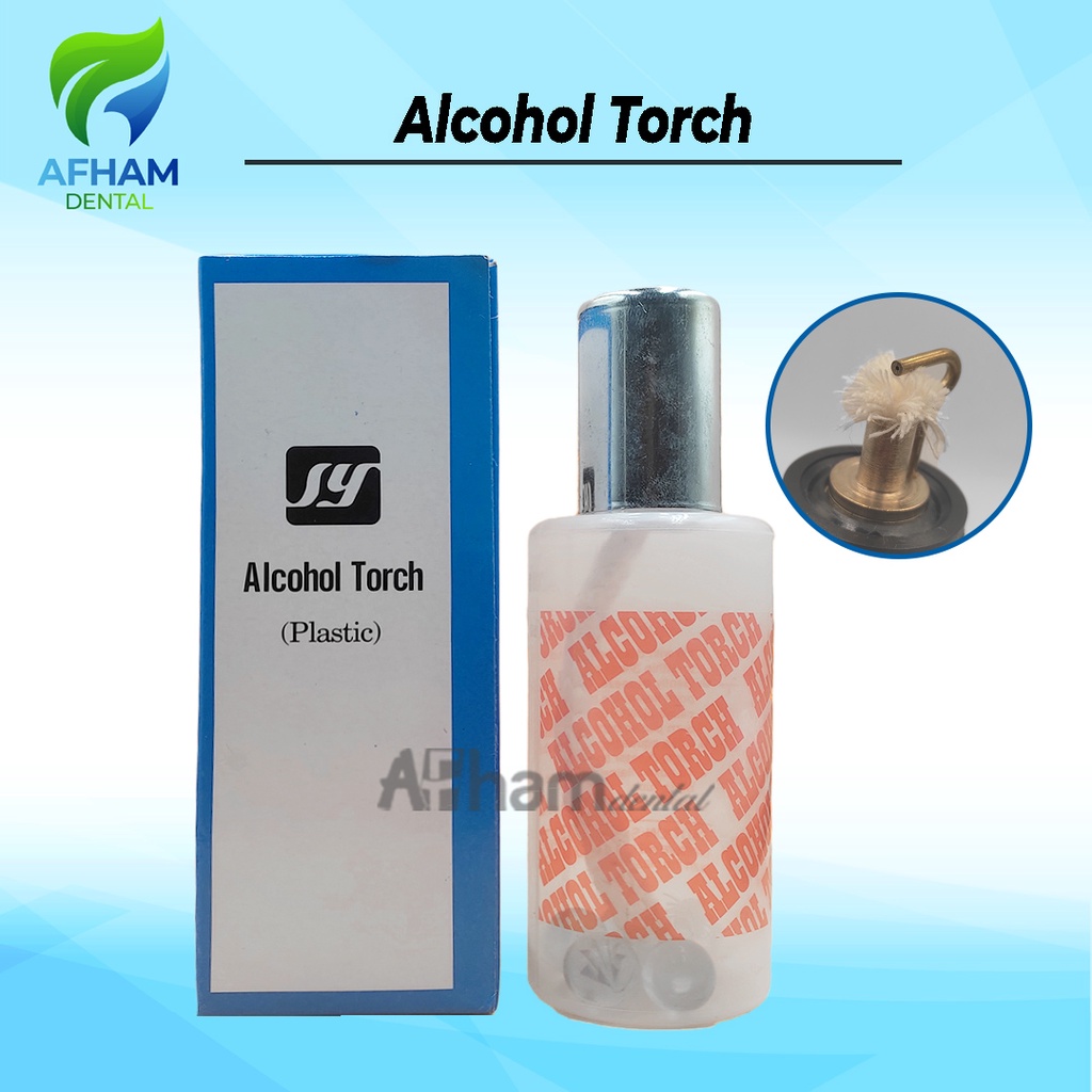Jual DENTAL ALCOHOL TORCH LAMP / LAMPU ALKOHOL PLASTIK / SPIRTUS