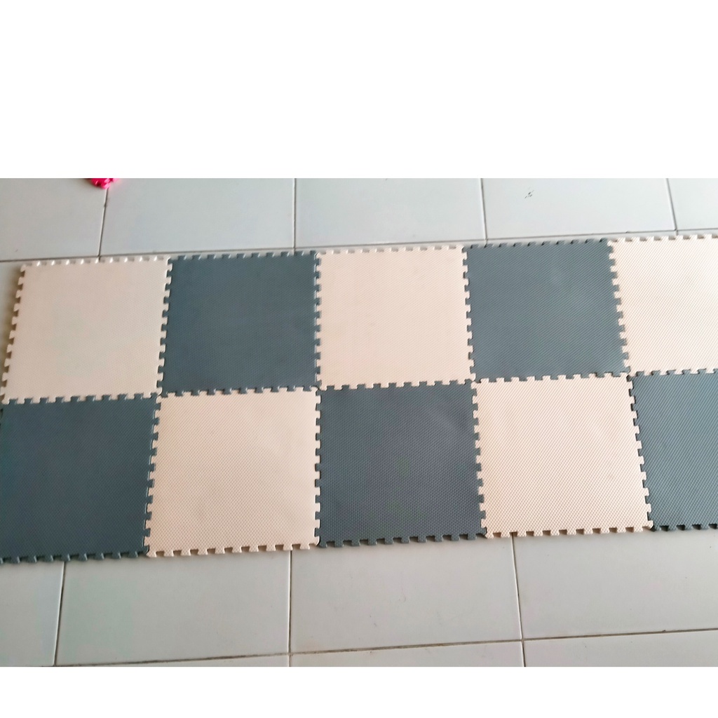 Termurah Eva Matras Polos - Matras Puzzle Tikar Lantai Playmat 30x30x1cm Harga Satuan