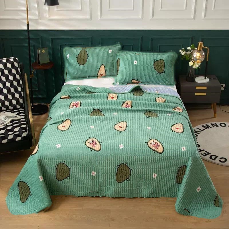 Selimut Bulu Halus Motif Dewasa  Aesthetic Atisashop Murah Berkualitas Lembut Uk135x190 New Arrival-AVOCADO GREEN