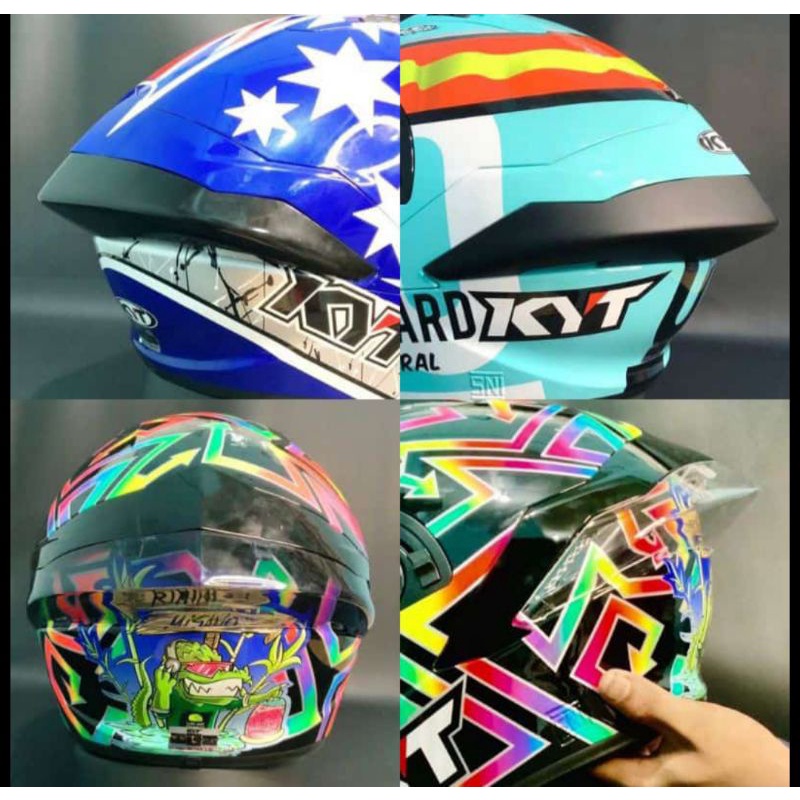 Spoiler 3D Helm KYT NFR / NFJ | TERMURAH 