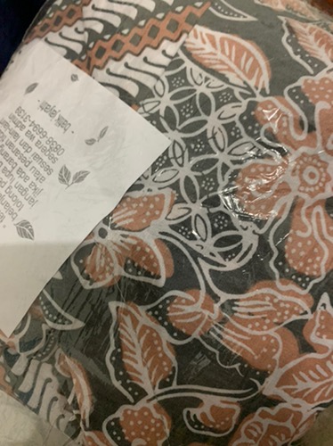 Tey-17 Batik Wanita Asj Sa Hrb026 Kenongo Kemeja Tosca Pendek