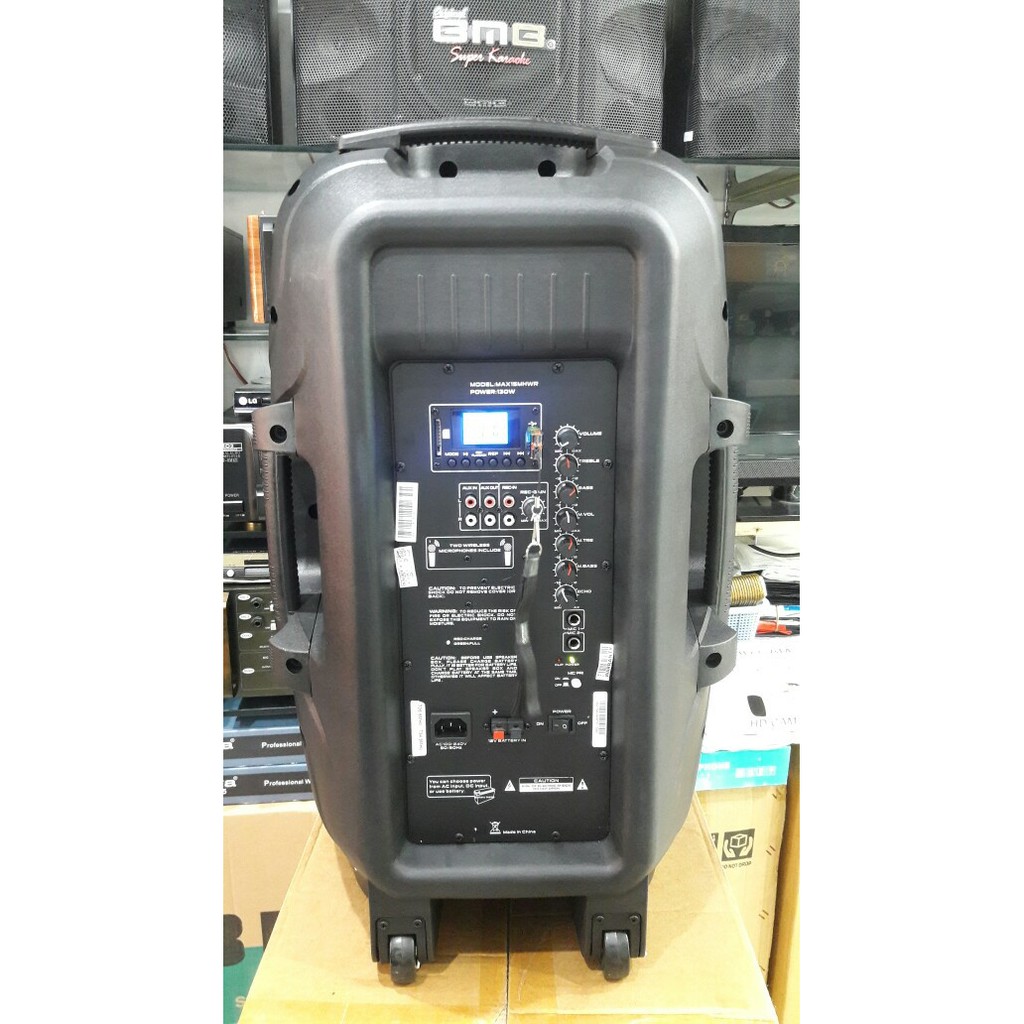 SPEAKER AKTIF PORTABLE BARETONE MAX15MHWR 15 IN