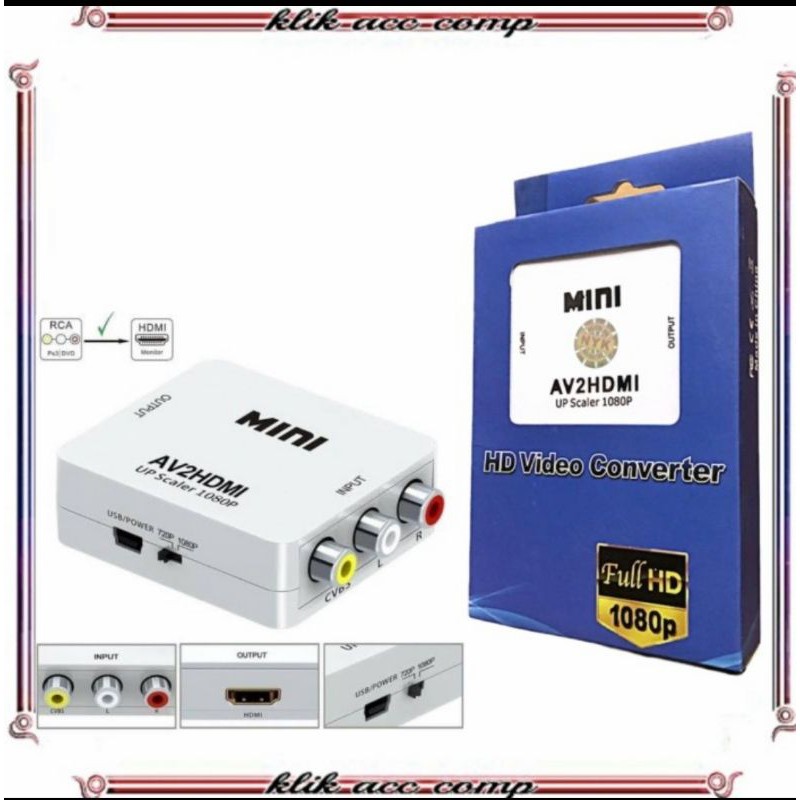 converter av rca to hdmi / RCA AV to HDMI Converter adapter