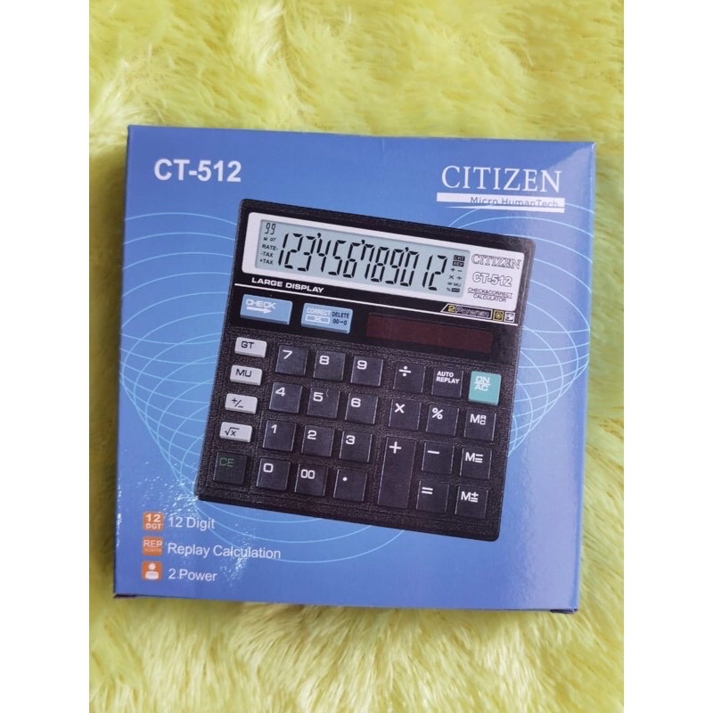 

[COD] CALCULATOR KALKULATOR MODEL CITIZEN CT-512