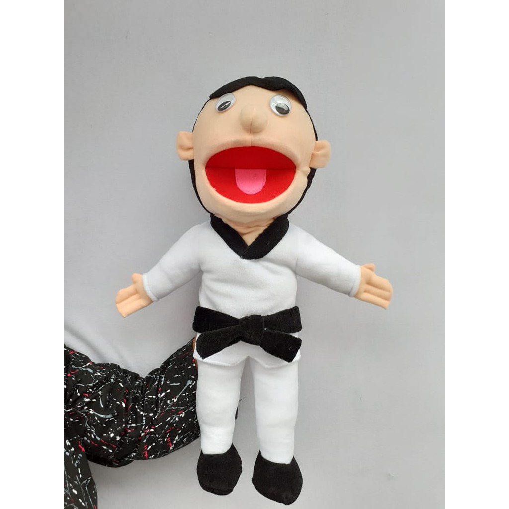 Boneka Tangan Dongeng Muppet Atlet Taekwondo | Boneka Edukasi