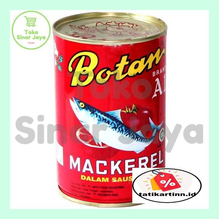 

T4Tksot Ikan Makarel Dalam Saus Tomat Botan 425 G Sotytat