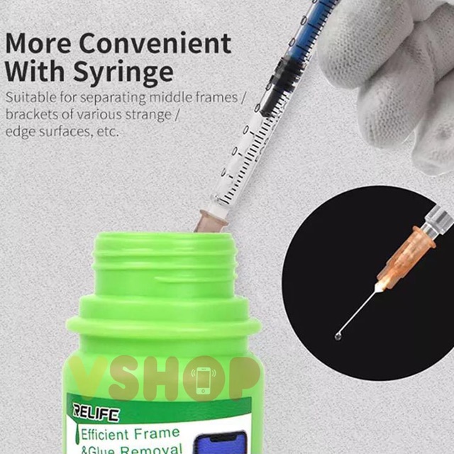 

ATH CAIRAN PENGHANCUR LEM RELIFE RL-518A FRAME REMOVAL GLUE 250ML