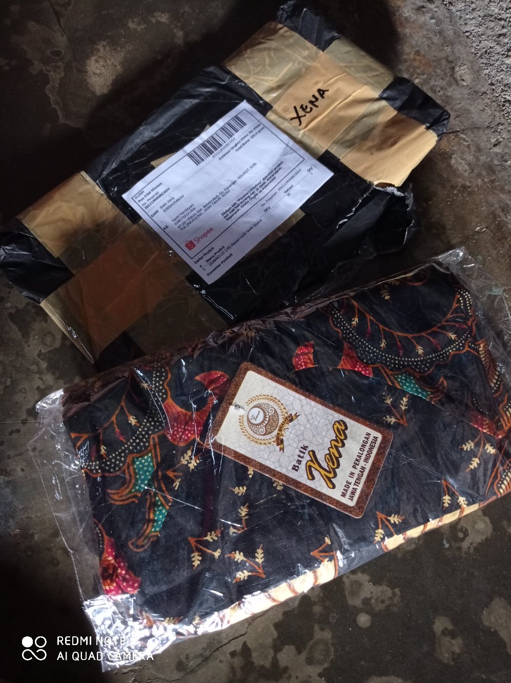 [jumbo Ld 120] Atasan Tunik Batik Qiyara