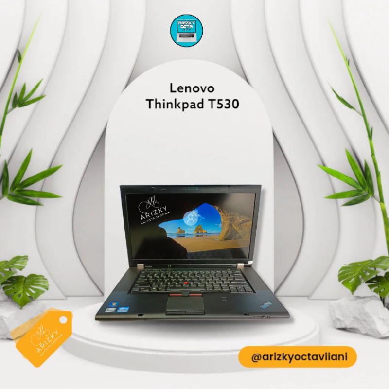 PROMO Laptop Core i5 Second-Bekas-2nd Lenovo Thinkpad T530 4GB 250GB Layar 14&quot; DVD Wi-Fi