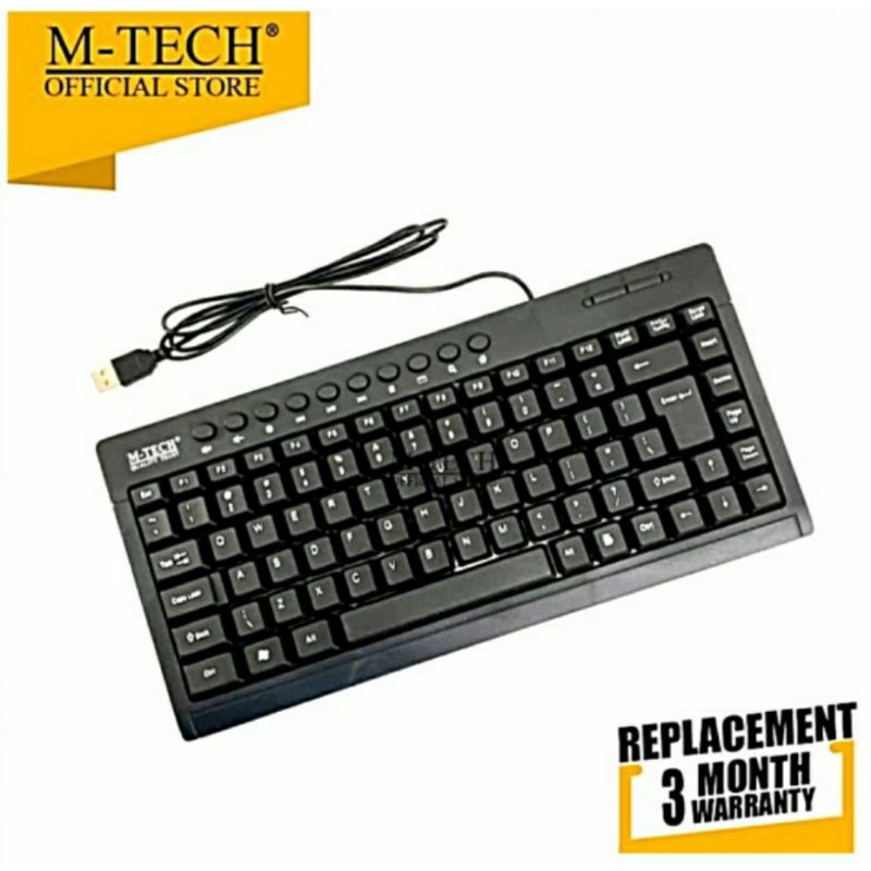 M-Tech Original Keyboard PC Laptop Mini Multimedia MTK 01