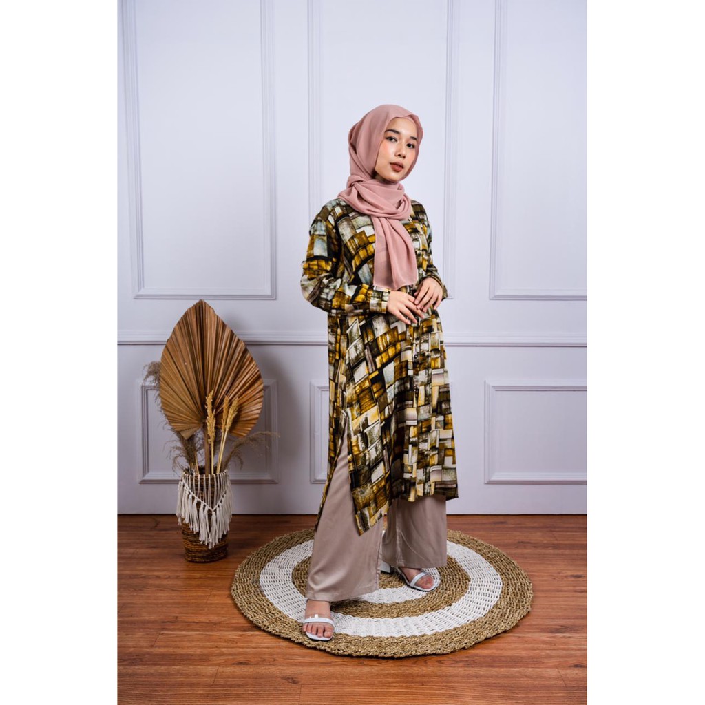 Tunik Set Kulot rayon MURAH 