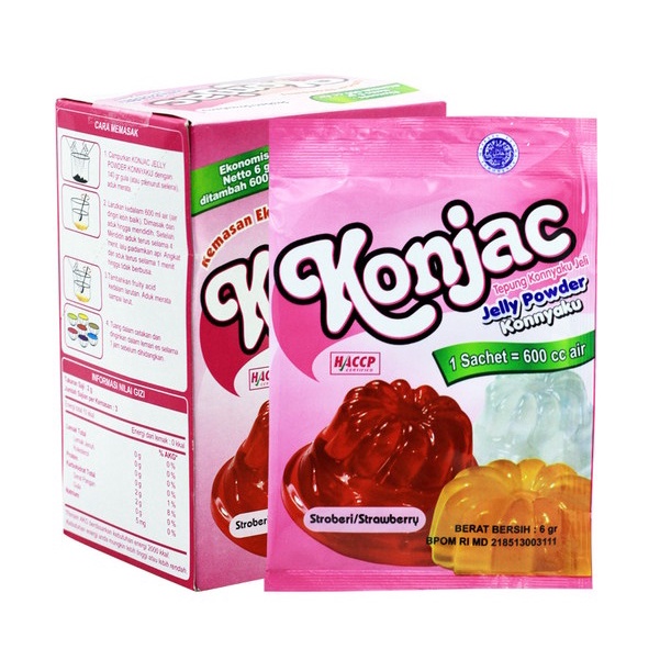 

agar agar konjac strawberry stroberi 6