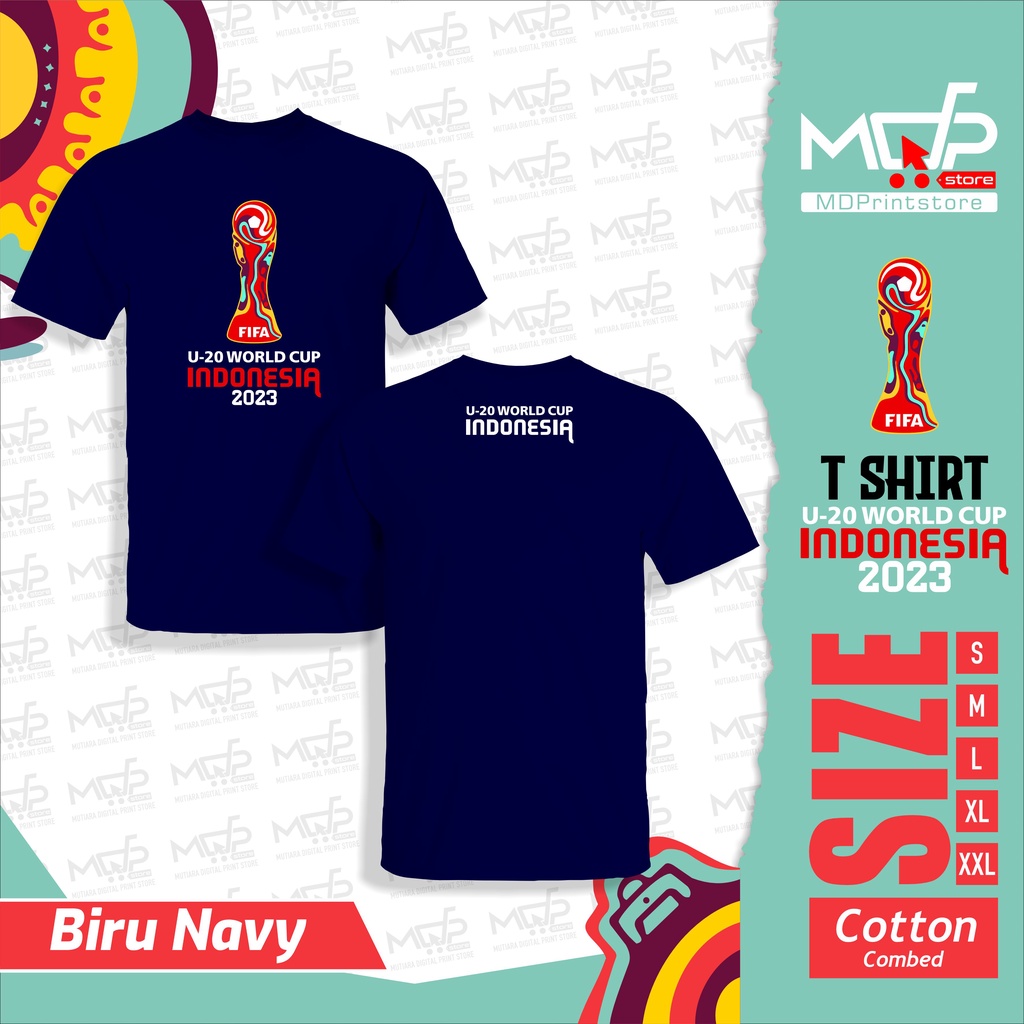 KAOS PIALA DUNIA U20 B TSHIRT WORLD CUP U20 BAJU BOLA MDPRINTSTORE