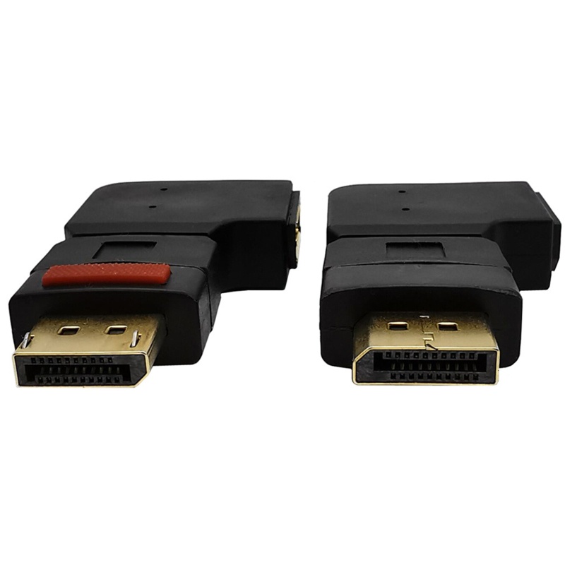 Converter btsg Displayport Male to Female90° Adaptor Siku Atas/Bawah/Kiri/Kanan